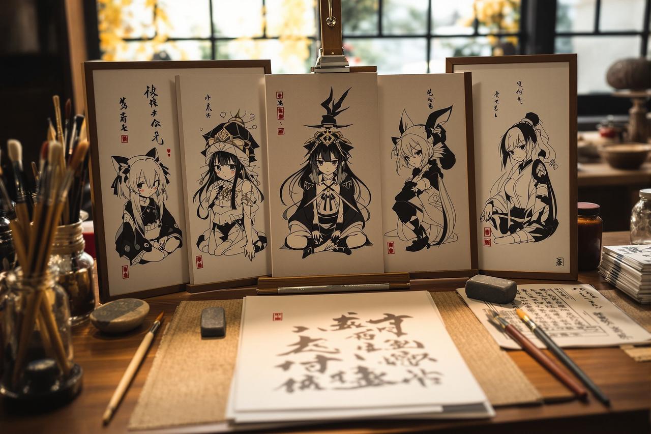 《剑心问道》× 知名国风画师联名企划公开 - 3d漫画最新资讯